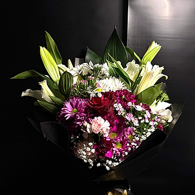 Gece I��lt�s� Lilyum & G�l Buketi